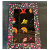 Nora Fleming minis in box, elf feet, star fish, rainbows, anchor, shells