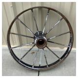 Steel spoke wheel