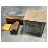 4 Homemade wooden boxes