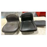 New lawn mower seats and seat back