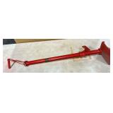 Vintage screw jack, 34" T