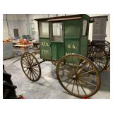 Antique RFD 1914 US Mail Buggy