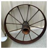 Steel spoke wheel