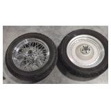2005 Harley Davidson front and rear wheels