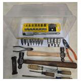 Stanley Yankee push drill with bits