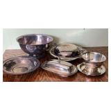 Silverplate serving pieces
