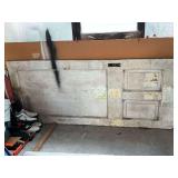Vintage wooden door
