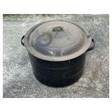 Granite water bath canner with rack