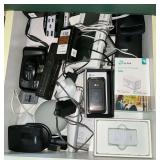 Electronics, phones, Wi-Fi plug ins, AT&T flip phone