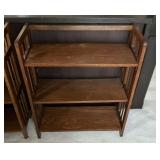 Folding book case