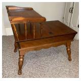 Flip top end table