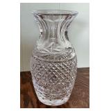 Heavy Waterford? crystal vase, 7" T