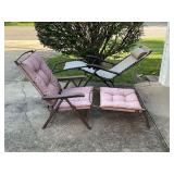 Pair of loungers