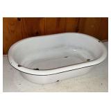 27" L enamel pan