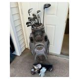 Zone golf bag with left handed clubs