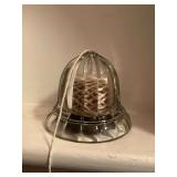 Vintage glass string holder