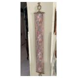 Pair of tapestries and pair of small framed prints