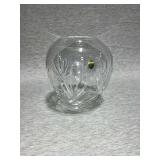 Lead crystal vase