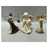 2 Musical angels, candle holder