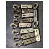 10 Aircraft Cargo tiedown ratchets
