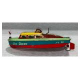 Made in Japan Sea Queen No. 52 tin speedboat