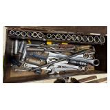 Tool box with sockets & wrenches