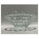 Fostoria American 3-footed bowl 10" W