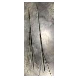 Pair of lightning rods no globes