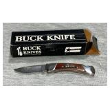 Buck 505 Knight 10 Years of Service pocket knife