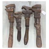 Vintage monkey wrenches