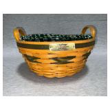 Longaberger Christmas Collection 1999 edition popcorn basket