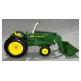 Collectible John Deere tractor with front end loader