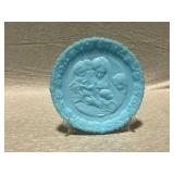 Fenton blue milk glass Mother
