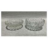 Fostoria American 3-footed bowl 6" W
