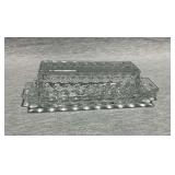 Fostoria American butter dish