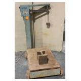 Howe Richardson platform scale 1000 lb capacity