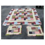 Trademark Global full size quilt and matching shams
