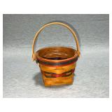 Longaberger "Watch Your Business Bloom" 1997 basket with plastic liner