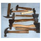 Keen Kutter camp hatchets, ball peen hammer