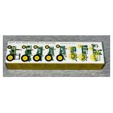 ERTL 8 John Deere mini die cast tractors