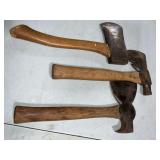 3 Collins hatchets