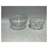 Pair of lead crystal? Bowls