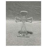 Towle 24% lead crystal cross