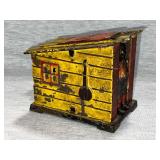 Cast iron smokehouse bank, missing plug