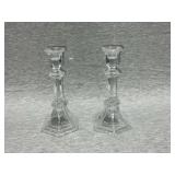 Pair of candleholders