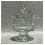 Fostoria American covered candy dish