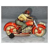 Technofix tin wind-up motorcycle G.E. 258