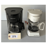 Black & Decker 5 Cup Coffee Maker & Mr. Coffee 4 Cup Coffee Maker