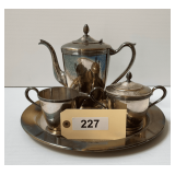 Four Piece Silverplate Coffee Set