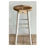 Rush Seat Stool, 29' To Seat